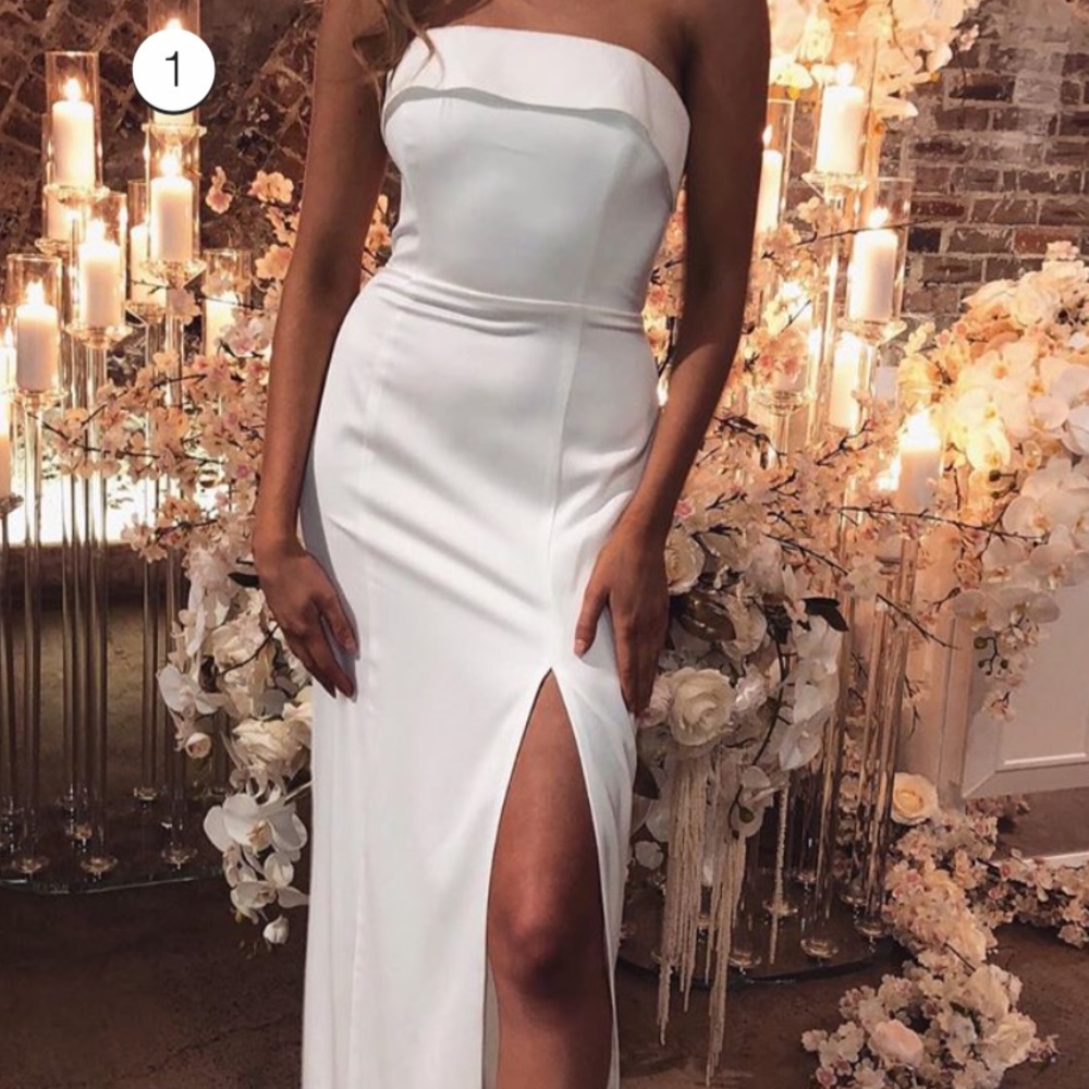 NWT Meshki Celine Strapless Maxi Dress - SMALL